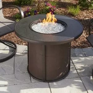 Stonefire Round Gas Fire Pit Table