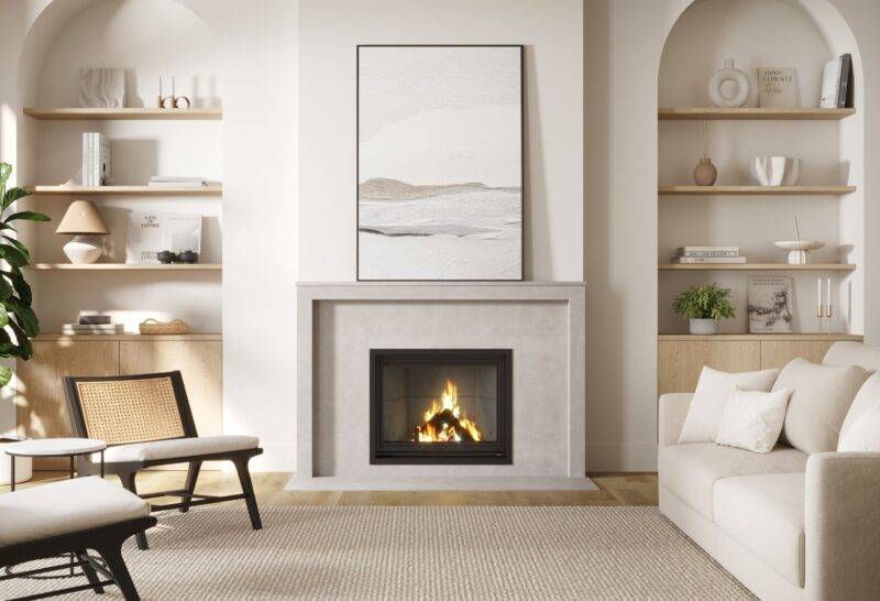 Valcourt Antoinette Wood Fireplace