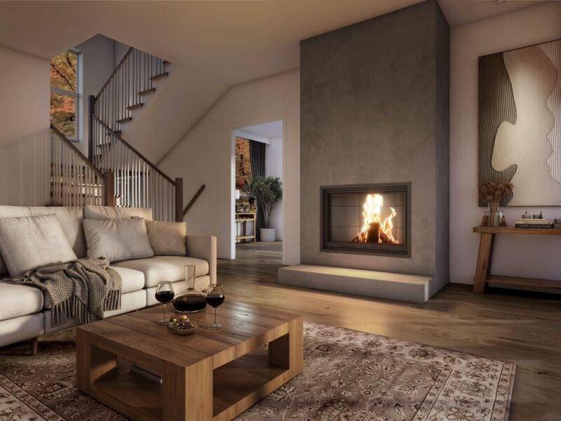 Valcourt Frontenac Wood Fireplace