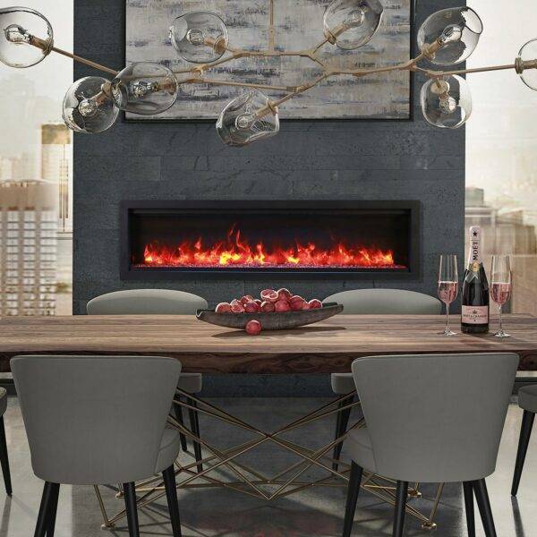 Ambiance impressionist electric fireplace