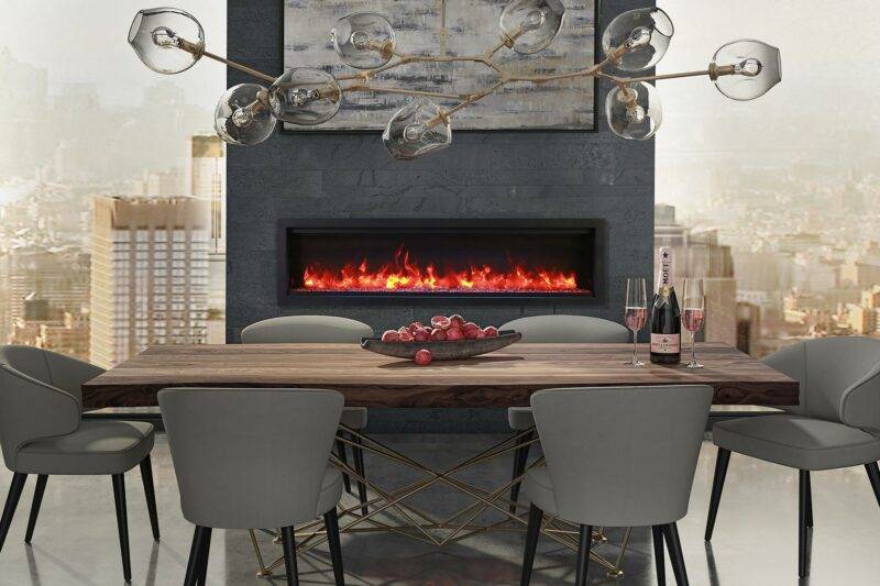 Ambiance impressionist electric fireplace